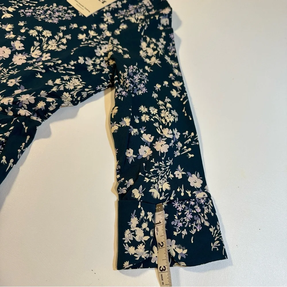 Pact Long Sleeve Dress in Green and White Floral - Picture 3 of 4